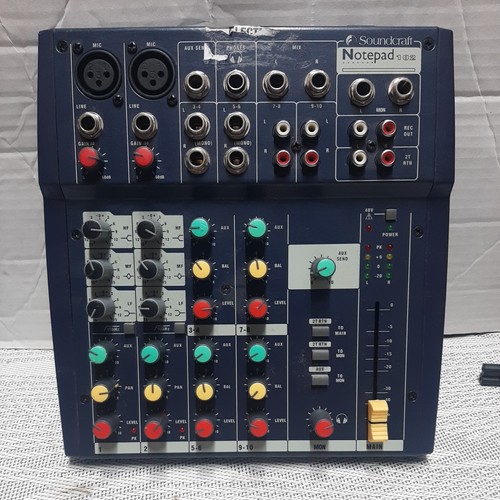 Soundcraft notepad 102 mixing - soundcraft,