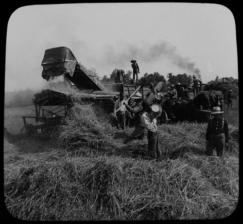 Antique magic lantern slide - antique,