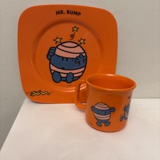 Vintage Orange Mr Men Mr Bump