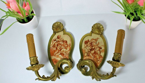 Pair antique french - pair, paint