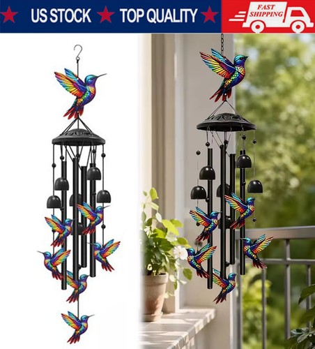 Large hummingbird wind - large, chimes