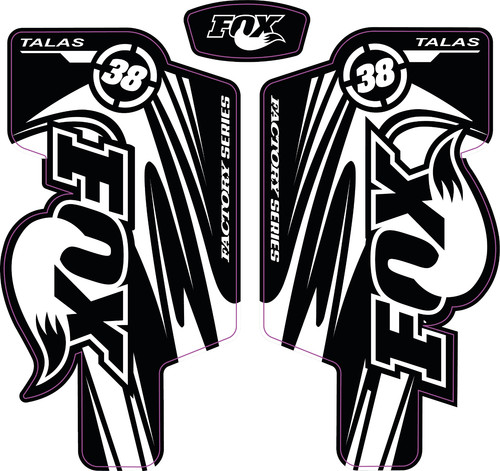 Fox talas forks decals - 38,