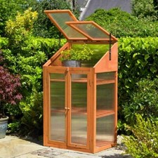 Wooden Greenhouse Transparent