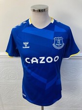 Hummel Everton Home 2021-2022 Blue Women's Shirt Jersey Size 14 - BRAND NEW