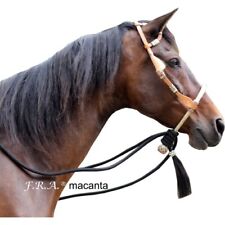 Macanta Bosal Bitless Bridle & Mecate Rope Rein