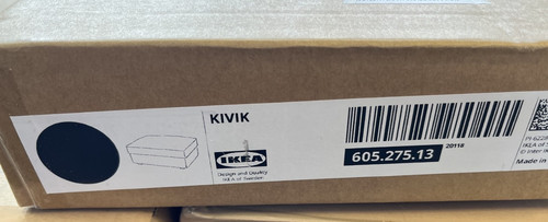 Ikea kivik footstool with - footstool,
