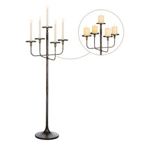 Sziqiqi black candelabra - sziqiqi,