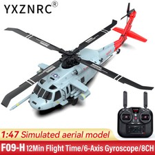 YXZNRC F09-H RC Helicopter 8CH 2.4G 6-Axis Gyro GPS Brushless Motor 2 Battery