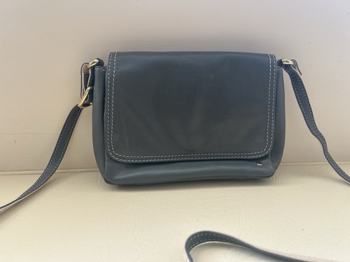 Grey tula small - grey, leather