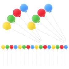  40 Pcs Adorable Balloons Cake Picks Novelty Birthday Toppers Ornaments