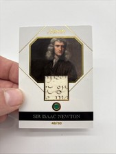 2023 Keepsake Historical Edition Sir Isaac Newton Handwritten Document Relic
