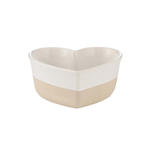 Baking dish stoneware heart - stoneware,