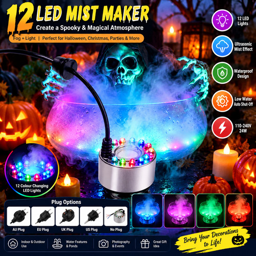 Led ultrasonic mist fog - led,