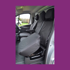 Vauxhall Vivaro 2014-2019 Tailored Waterproof Black Front Folding Seat Covers