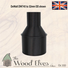 Dewalt DW745 vacuum hose dust extractor reducer adapter DW 745