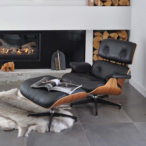Walnut eames lounge chair - walnut,