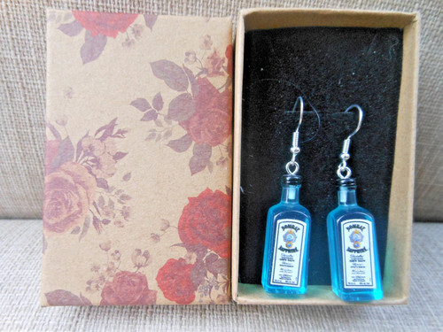 Earrings bombay sapphire gin - bombay,