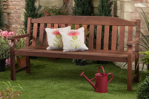 Seater wooden garden bench - seater,