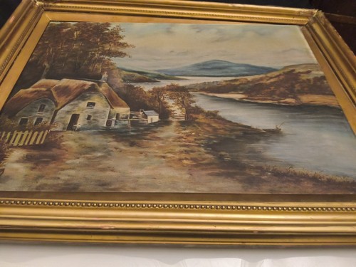 Old original painting - old,