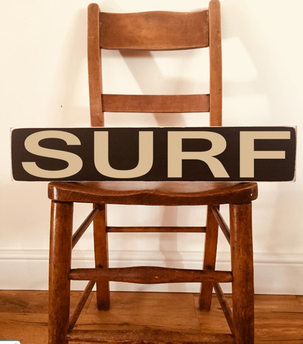 Surf sign surfing old - sign, style