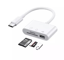Type C Adapter TF SD Memory Card Reader OTG Writer Compact Flash USB-C YY