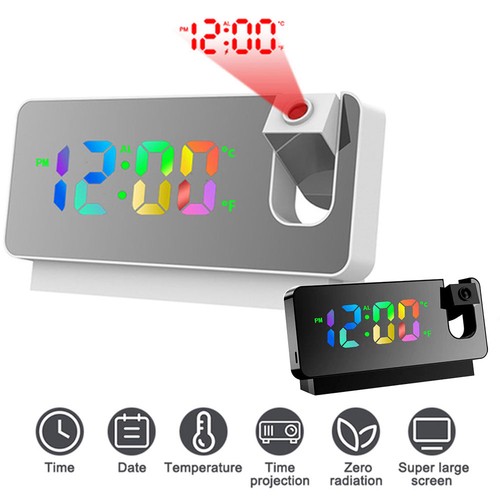Led digital projection alarm - projection,