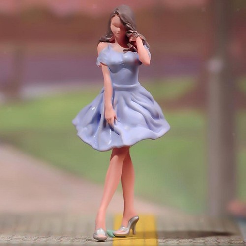 Scale miniature girl - scale,