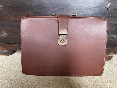 Vintage brown leather - brown,