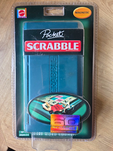 Mattel scrabble pocket - scrabble,