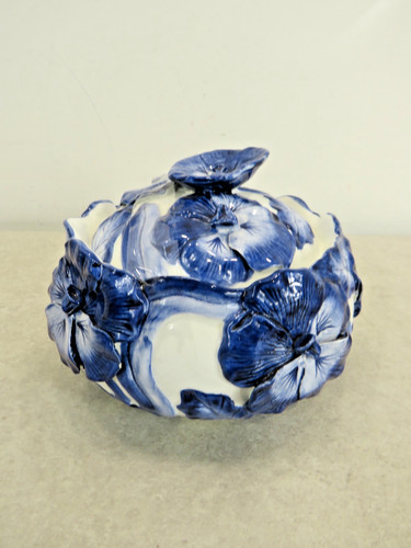 Laguna pottery blue white - laguna,