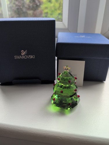 Swarovski green christmas - christmas, tree