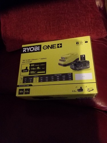 Ryobi 18v one lithium 4 - 18v, lithium+