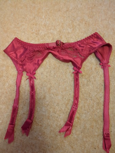 Charnos vintage red suspender - charnos,