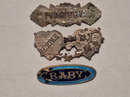 Silver antique brooches 3 - silver,