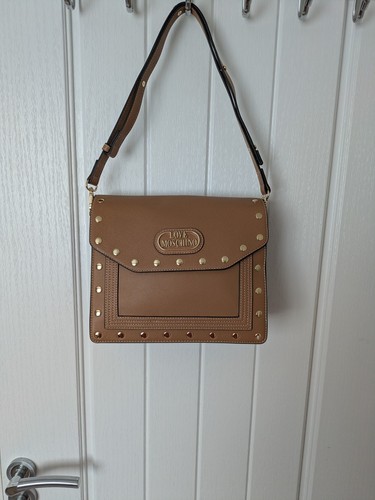 Love moschino brown studded - brown,