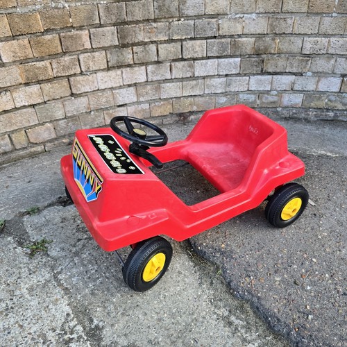 Vintage children red plastic - children's,