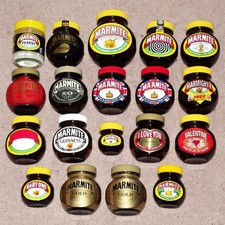 MARMITE 19 x Empty Jar Collection (18 x UK jars/1 x South Africa jar)