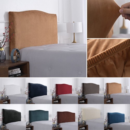 Velvet stretch bed headboard - velvet,