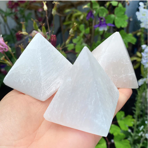 Natural selenite crystal - natural,