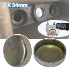 2PC 34mm Engine Core Plugs For Vauxhall Astra Calibra Zafira Steel Cylinder Head