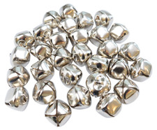 20mm Silver Jingle Bells - Cat Bell Jewellery Charm Pendant Christmas Craft Toy