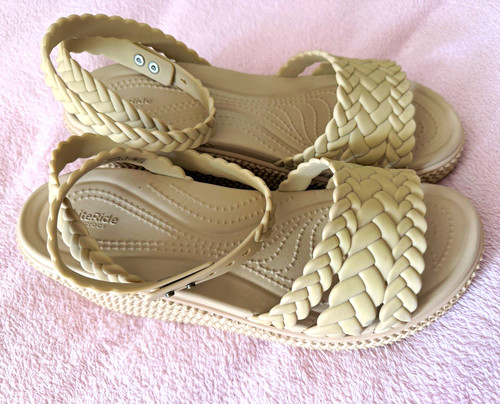 Crocs women beige braided - crocs,