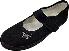 Girls School Shoes Butterfly