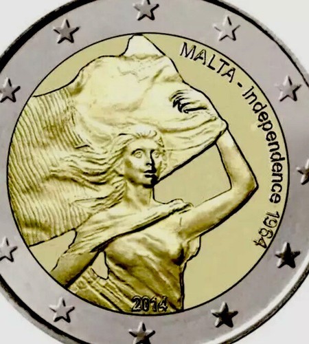 Malta coin 2 euro - malta, 🇲🇹