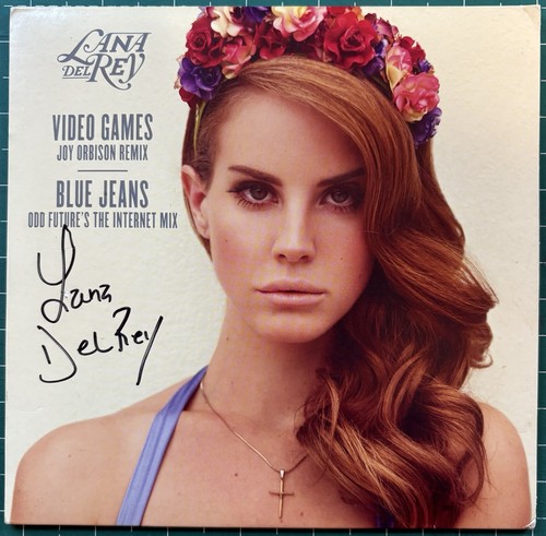 Lana del rey autographed video - del,