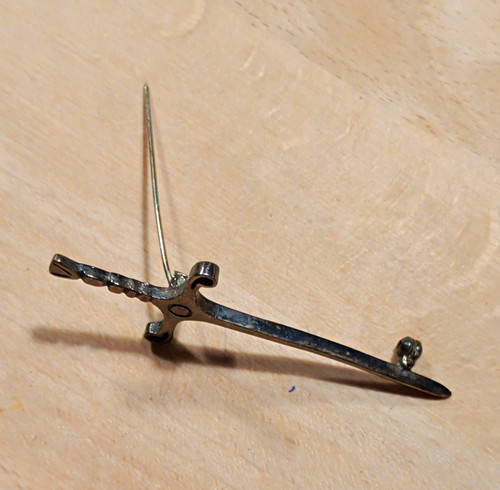 Vintage sterling silver sword - vintage,