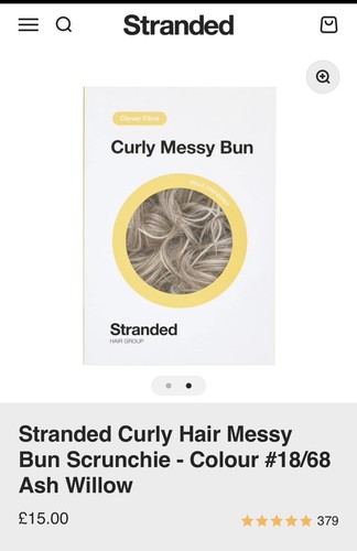 New stranded hair curly messy - new,