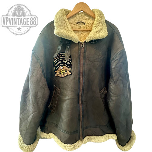 Vintage aviator bomber - vintage,