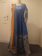 Size Medium Ladies Indian Pakistani Fancy Frock Kurta Dress