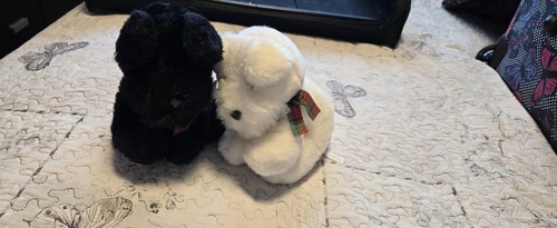 Westie and scottie plush - westie,